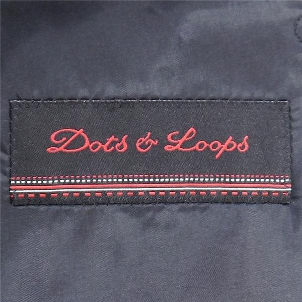 Dots & Loops FERRE 2つボタン シングルスーツ 袖口4ボタン YA7 L ダークグレー ストライプ ノータック 本切羽 春夏 6NB079 | ブランド登録なし | 04