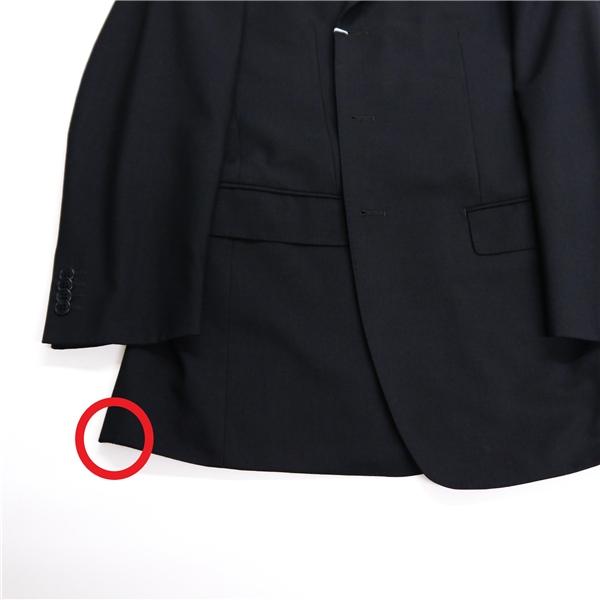 APPARENZA 3つボタン シングルスーツ 袖口4つボタン A6 M ダークネイビー 濃紺色 ツータック 春秋 合物 516559F-20 6NB084 | ブランド登録なし | 06
