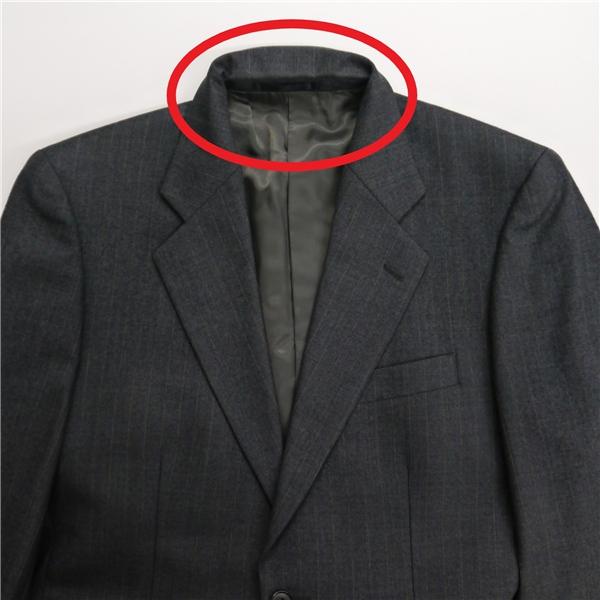 gotairiku 五大陸 2つボタン シングルスーツ AB7 L ダークグレー 暗灰色 ストライプ ツータック 春秋冬 SR GO KA 5102 6NB096 | gotairiku | 06