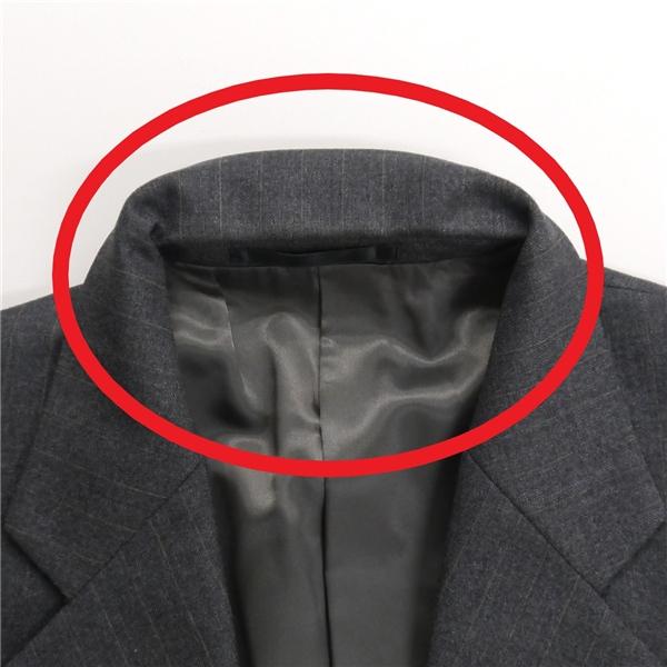 gotairiku 五大陸 2つボタン シングルスーツ AB7 L ダークグレー 暗灰色 ストライプ ツータック 春秋冬 SR GO KA 5102 6NB096 | gotairiku | 07