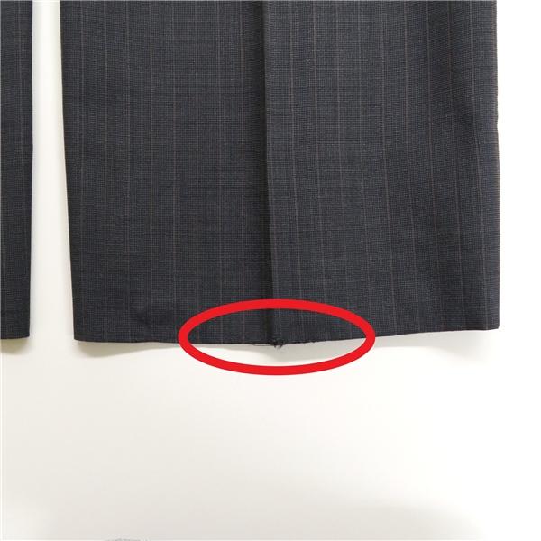 MATSUYA GINZA 2つボタン シングルスーツ 袖口4つボタン BB5 L ダークネイビー ストライプ ワンタック 春秋 合物 6NB107 | ブランド登録なし | 08