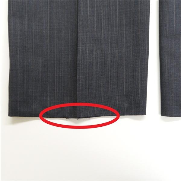 MATSUYA GINZA 2つボタン シングルスーツ 袖口4つボタン BB5 L ダークネイビー ストライプ ワンタック 春秋 合物 6NB107 | ブランド登録なし | 09