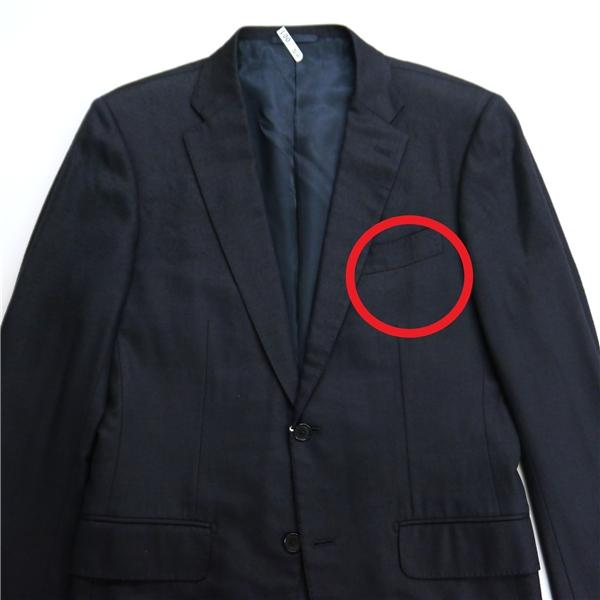 SHIPS シップス LANIFICIO F.LLI CERRUTI 2つボタン シングルスーツ A7 L ダークネイビー ノータック 春秋冬 117-15-0004 6NB108 | SHIPS | 04