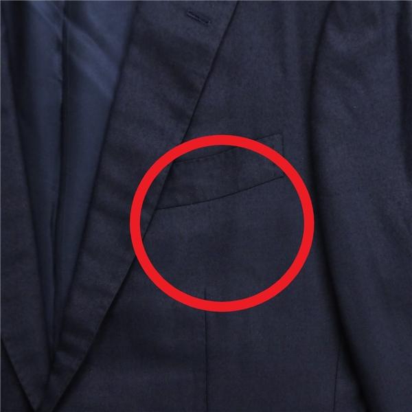 SHIPS シップス LANIFICIO F.LLI CERRUTI 2つボタン シングルスーツ A7 L ダークネイビー ノータック 春秋冬 117-15-0004 6NB108 | SHIPS | 05