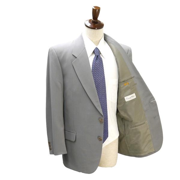 美品 Giuseppe Valerio 2つボタン シングルスーツ 袖口3ボタン AB5 M 明るめのグレー 明灰色 ツータック 春夏 8031053 6NB109 | ブランド登録なし | 01
