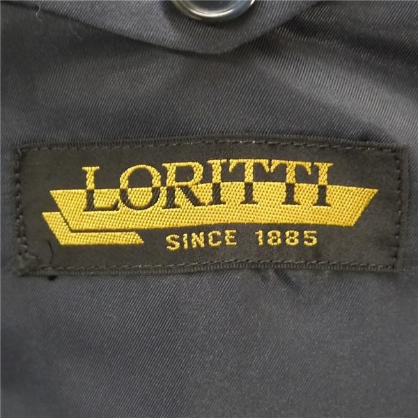 LORITTI FINTEX of LONDON 2つボタン シングルスーツ 袖口3つボタン AB5 M ダークネイビー 濃紺色 ワンタック 春秋 合物 6NB111 | ブランド登録なし | 03