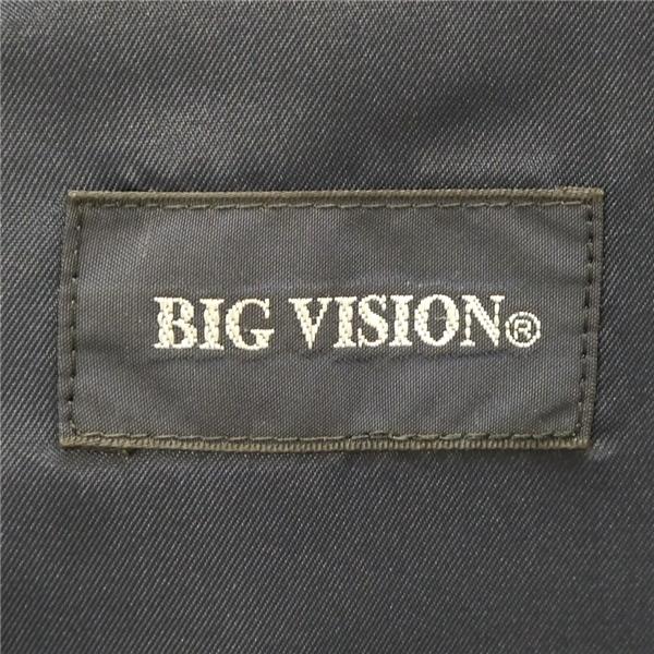 BIG VISION ビッグビジョン 2つボタン シングルスーツ 袖口4つボタン AB5 M ダークネイビー ツータック 春秋冬 9569 6NB113 | ブランド登録なし | 04