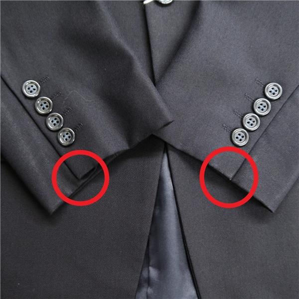 BIG VISION ビッグビジョン 2つボタン シングルスーツ 袖口4つボタン AB5 M ダークネイビー ツータック 春秋冬 9569 6NB113 | ブランド登録なし | 06