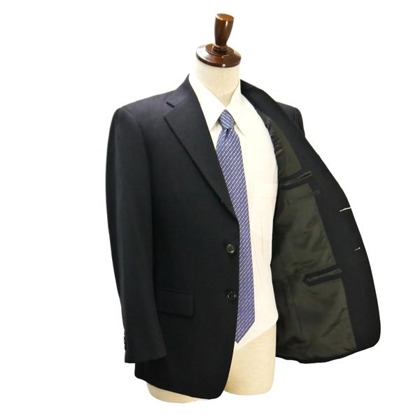 美品 Romany 段返り 3つボタン シングルスーツ A4 S ダークブラウン 濃茶色 シャドーストライプ ワンタック 春秋冬 B67212 6NB117 | ブランド登録なし | 01