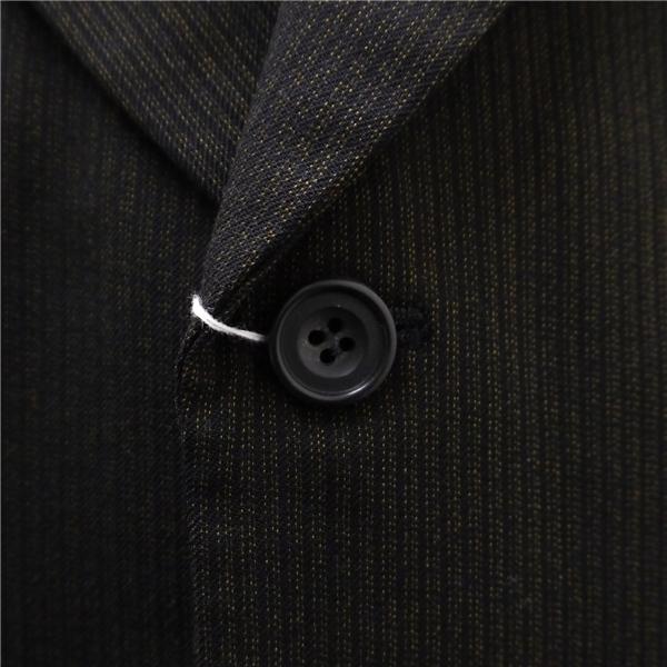 AVAUNT 3つボタン シングルスーツ 袖口4つボタン AB8 XL ダークブラウン 濃茶色 ストライプ ツータック 春秋冬 072147 6NB120 | ブランド登録なし | 02