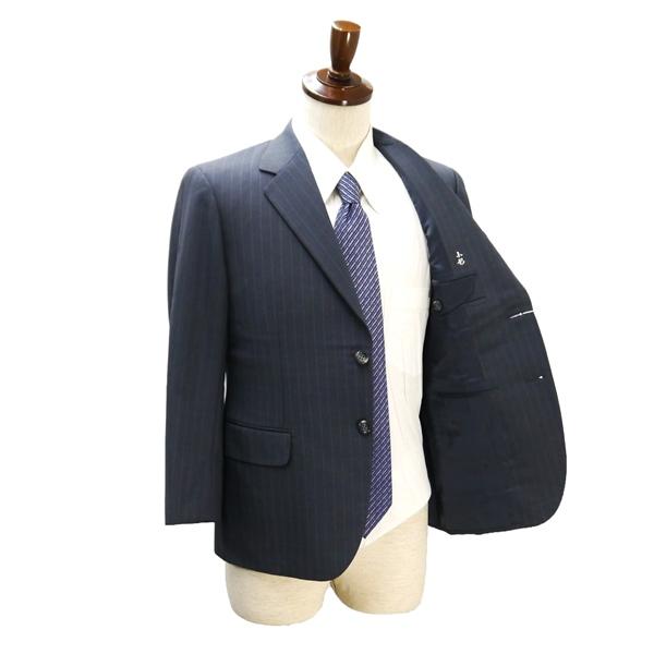 TAILOR Kanai テイラーカナイ 2つボタン シングルスーツ 袖口3つボタン YA3 S グレー ストライプ ワンタック 細身 春秋冬 6NB127 | ブランド登録なし | 01