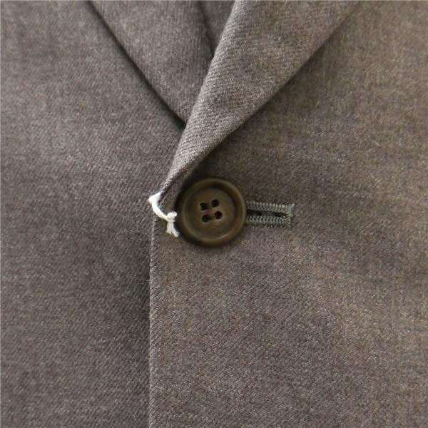 George Beckerman 3ピース 2つボタン シングルスーツ 袖口3つボタン A3 S ブラウン系 茶色系 ノータック 秋冬 537-734 6NC007 | ブランド登録なし | 02