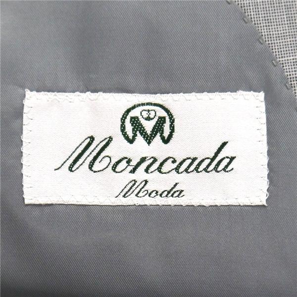 美品 Moncada 2つボタン シングルスーツ 袖口4つボタン A4 S 明るめのグレー 明灰色 ノータック 春秋 合物 429 6NC008 | ブランド登録なし | 04