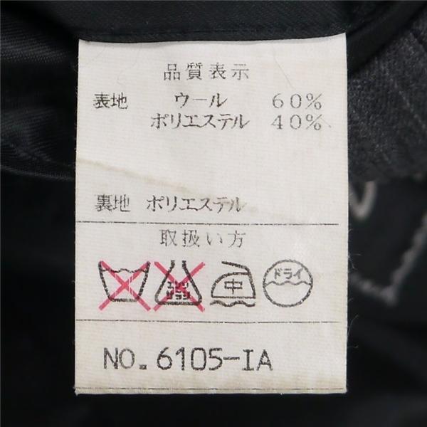 Dady Costa 2つボタン シングルスーツ 袖口4つボタン AB5 M ダークグレー 暗灰色 ストライプ ワンタック 春秋冬 6105-IA 6NC012 | ブランド登録なし | 03