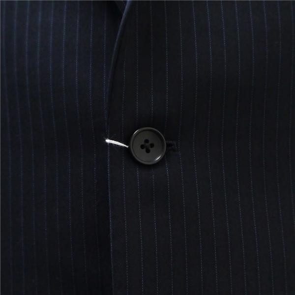 INTIMAGE 2パンツ 段返り 3つボタン シングルスーツ A5 M ダークネイビー ストライプ ノータック 春秋 合物 515312 6NC016 | ブランド登録なし | 02