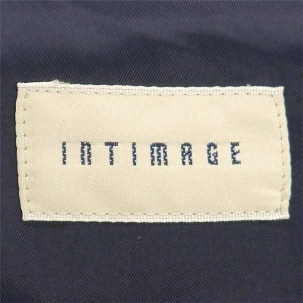 INTIMAGE 2パンツ 段返り 3つボタン シングルスーツ A5 M ダークネイビー ストライプ ノータック 春秋 合物 515312 6NC016 | ブランド登録なし | 04