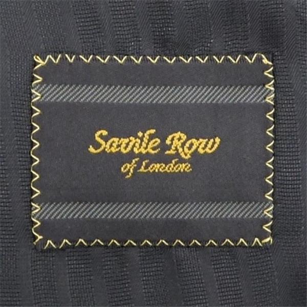 Savile Row セヴィルロウ GUY DORMEUIL 2つボタン シングルスーツ AB5 M ダークグレー ストライプ アジャスター 春夏 171033 6NC023 | ブランド登録なし | 04