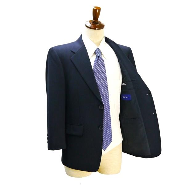 JIMFORD 2つボタン シングルスーツ BB3 S ダークネイビー シャドーストライプ ワンタック アジャスター 春秋冬 354B-AJ 6NC024 | ブランド登録なし | 01