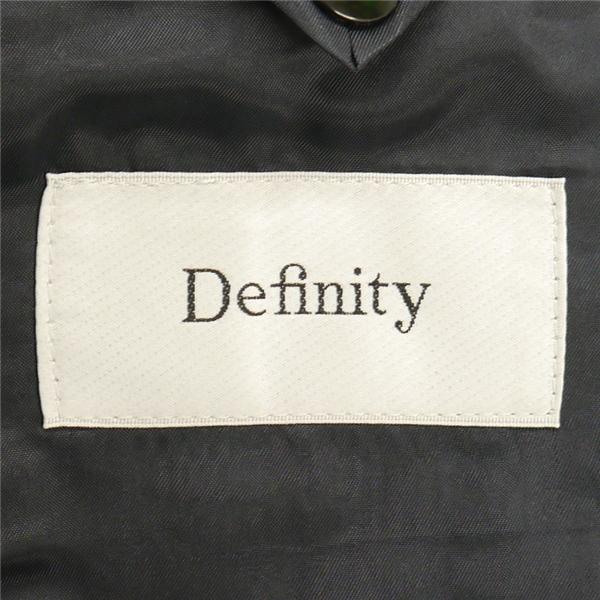 Definity 2つボタン シングルスーツ A4 S ダークネイビー 濃紺色 ストライプ ノータック 春秋 合物 47110101-38-001 6NC033 | ブランド登録なし | 04