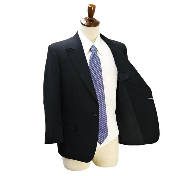 SuDo KANDA TOKYO 1つボタン シングルスーツ 袖口2ボタン BB3 S 光沢のあるブラック ワンタック ゆったり 春秋 合物 6NC037 | ブランド登録なし | 01