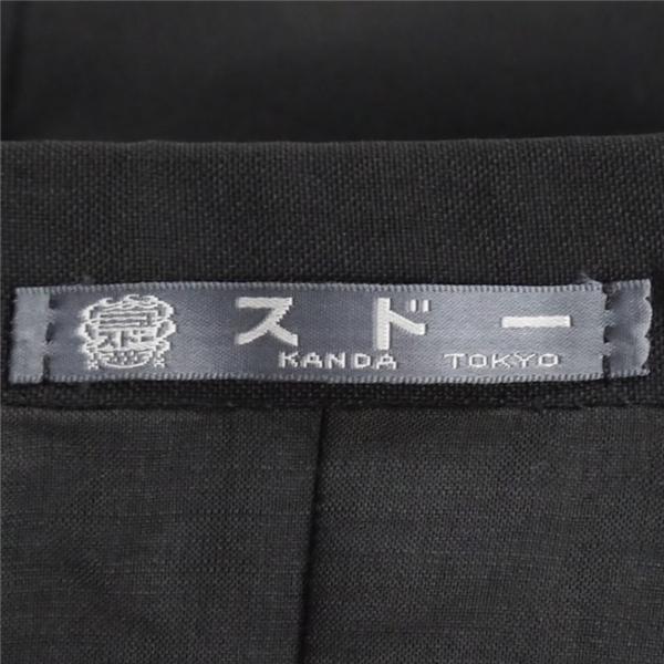 SuDo KANDA TOKYO 1つボタン シングルスーツ 袖口2ボタン BB3 S 光沢のあるブラック ワンタック ゆったり 春秋 合物 6NC037 | ブランド登録なし | 03