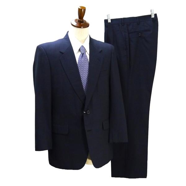 BIGVISION MICROLIGHT BY DORMEUIL 2つボタン シングルスーツ AB4 M ダークネイビー シャドーストライプ 春夏 05840-43736 6NC038 | ブランド登録なし