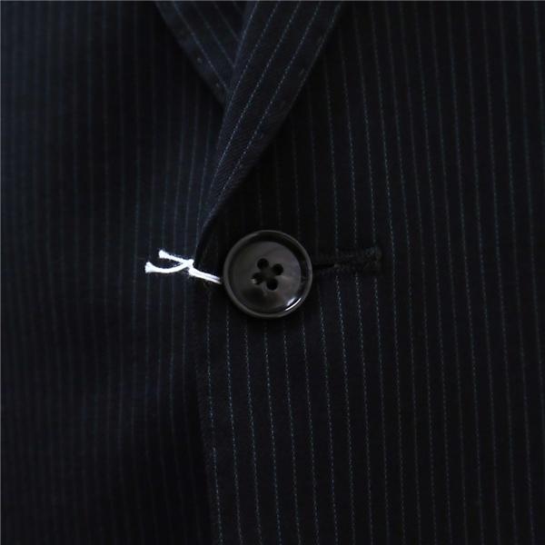 Lastrad Select 2つボタン シングルスーツ 袖口4つボタン AB6 L ダークグレー ストライプ ツータック 春秋冬 2A-1354 6NC042 | ブランド登録なし | 02