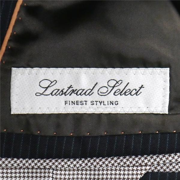 Lastrad Select 2つボタン シングルスーツ 袖口4つボタン AB6 L ダークグレー ストライプ ツータック 春秋冬 2A-1354 6NC042 | ブランド登録なし | 04
