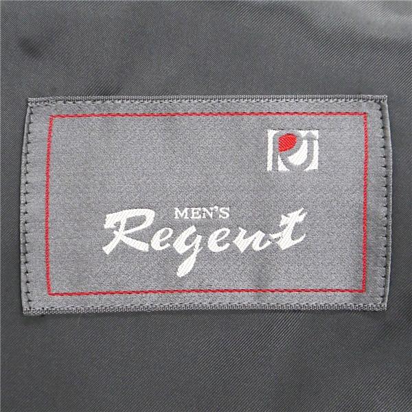 Regent リージェント 2つボタン シングルスーツ 袖口3つボタン AB5 M ダークグレー 暗灰色 ストライプ ツータック 春夏 6NC064 | ブランド登録なし | 04