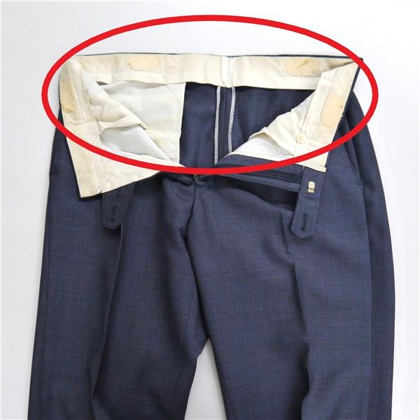 DAKS ダックス 6つボタン ダブルスーツ 袖口3つボタン AB5 M ダークネイビー 濃紺色 チェック ツータック 春秋冬 6ND001 | DAKS | 07