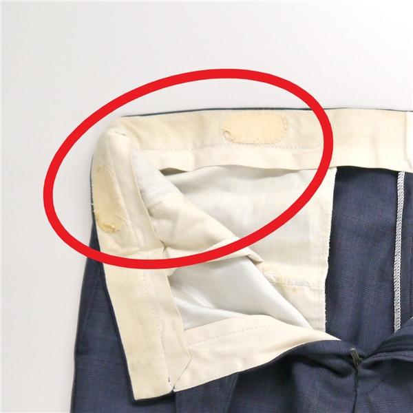 DAKS ダックス 6つボタン ダブルスーツ 袖口3つボタン AB5 M ダークネイビー 濃紺色 チェック ツータック 春秋冬 6ND001 | DAKS | 08