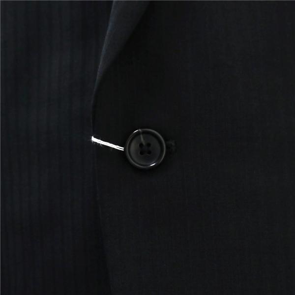 コムサメン 2つボタン シングルスーツ A9 XL ダークグレー 暗灰色 シャドーストライプ ノータック 春秋 合物 07-02SL17 6ND004 | COMME CA MEN | 02