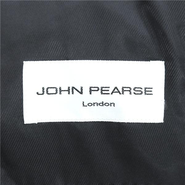 JOHN PEARSE 2つボタン シングルスーツ 袖口4つボタン A5 M ダークグレー ストライプ ノータック 春秋 合物 899692-2 6ND006 | ブランド登録なし | 04
