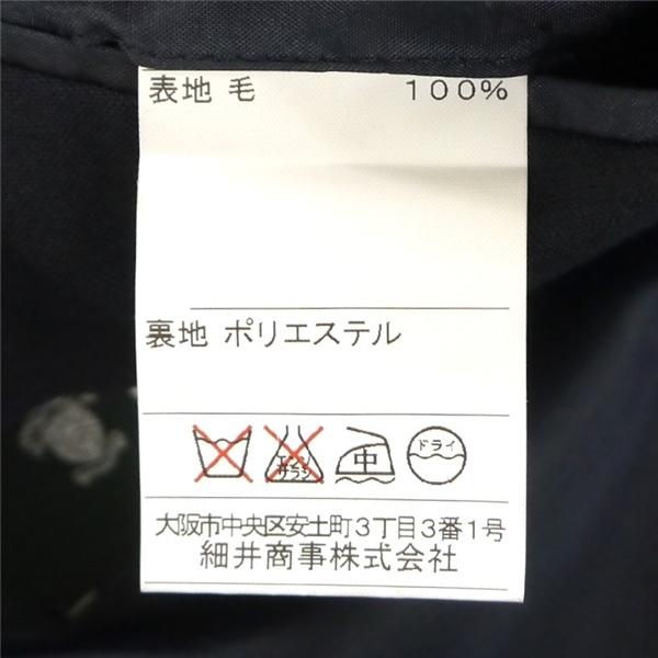 Clayton DORMEUIL 2つボタン シングルスーツ 袖口3つボタン BB4 M ダークネイビー 濃紺色 ツータック 春夏 CAK100A 6ND010 | ブランド登録なし | 03