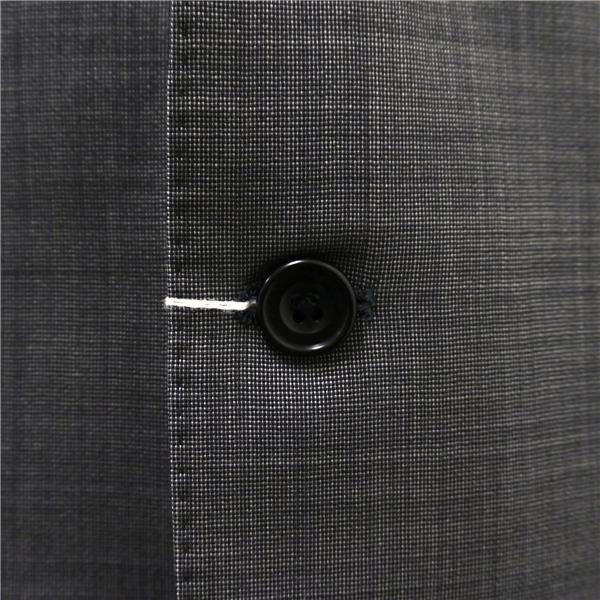 L&B HOMME EXTRA FINE WOOL 段返り 3つボタン シングルスーツ AB7 L グレー ツータック ストレッチ 春秋 合物 MKY1106 6ND022 | ブランド登録なし | 02