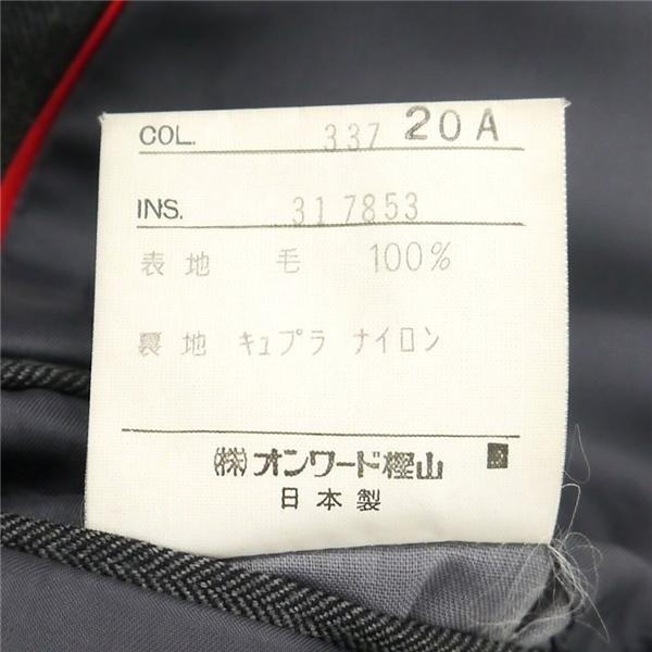 J.PRESS Jプレス 段返り 3つボタン シングルスーツ AB5 M ダークグレー ヘリンボーンストライプ 春秋冬 0215-SROV-NA-0104 6ND027 | J.PRESS | 03