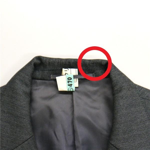 J.PRESS Jプレス 段返り 3つボタン シングルスーツ AB5 M ダークグレー ヘリンボーンストライプ 春秋冬 0215-SROV-NA-0104 6ND027 | J.PRESS | 06