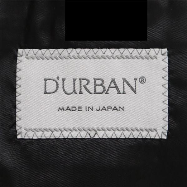 ダーバン 2つボタン シングルスーツ Y4 S ダークグレー 暗灰色 ストライプ ノータック 細身 春秋 合物 1406200005-96-010 6ND030 | D'URBAN | 04