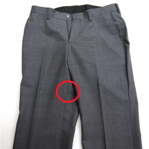 ダーバン 2つボタン シングルスーツ Y4 S ダークグレー 暗灰色 ストライプ ノータック 細身 春秋 合物 1406200005-96-010 6ND030 | D'URBAN | 05