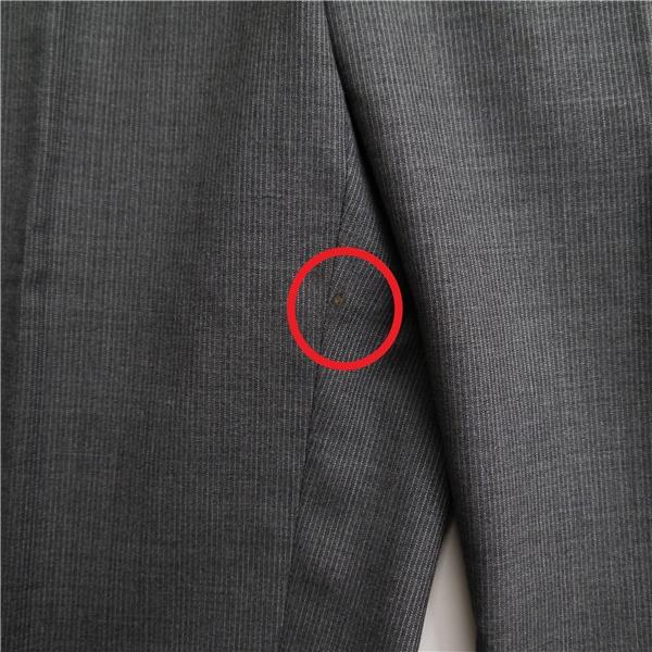 ダーバン 2つボタン シングルスーツ Y4 S ダークグレー 暗灰色 ストライプ ノータック 細身 春秋 合物 1406200005-96-010 6ND030 | D'URBAN | 06