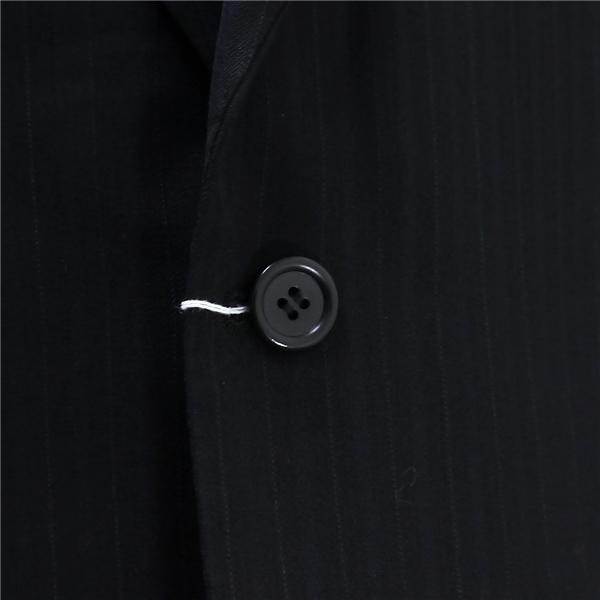 DAIMARU 段返り 3つボタン シングルスーツ 袖口4つボタン AB8 XL ダークネイビー ストライプ ワンタック 春秋冬 8787858 6ND036 | ブランド登録なし | 02