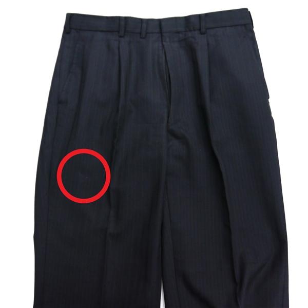 DAIMARU 段返り 3つボタン シングルスーツ 袖口4つボタン AB8 XL ダークネイビー ストライプ ワンタック 春秋冬 8787858 6ND036 | ブランド登録なし | 07