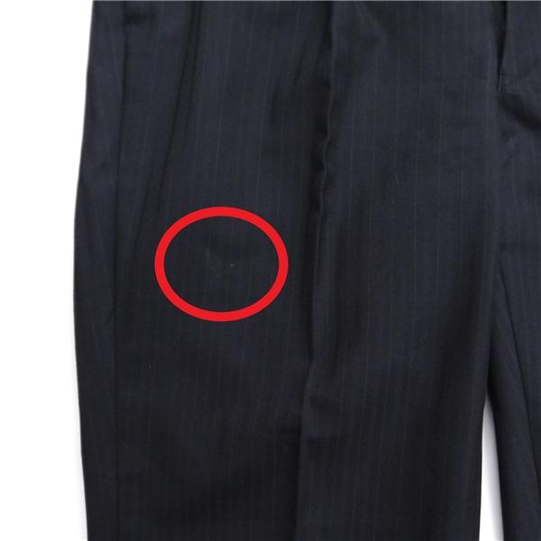 DAIMARU 段返り 3つボタン シングルスーツ 袖口4つボタン AB8 XL ダークネイビー ストライプ ワンタック 春秋冬 8787858 6ND036 | ブランド登録なし | 08