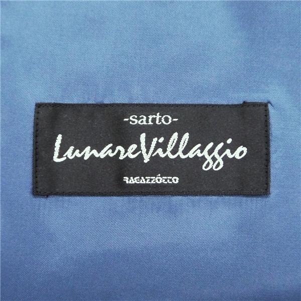 SARTO lunare Villaggio 2つボタン シングルスーツ BB8 XL ダークグレー 暗灰色 ウインドペン ノータック ゆったり 春秋冬 KN-0433 6ND038 | ブランド登録なし | 05