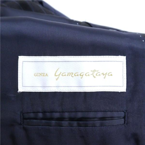 銀座 山形屋 Viyella 2つボタン シングルスーツ 袖口4つボタン BB4 M ダークグレー ストライプ ツータック 春秋 合物 6ND040 | ブランド登録なし | 04
