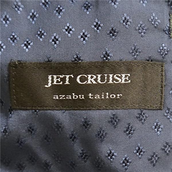 JET CRUISE 麻布テーラー WORLD TRAVELER 2つボタン シングルスーツ AB4 M ダークグレー チェック ストレッチ 春秋冬 6ND046 | 麻布テーラー | 04