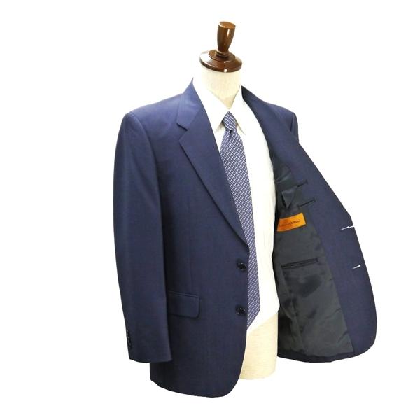 COMACH LANCEL 2つボタン シングルスーツ 袖口3つボタン AB6 L ダークネイビー 濃紺色 ノータック 春夏 47708-31618 6ND047 | ブランド登録なし | 01