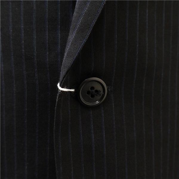 AXAX HOMME 2つボタン シングルスーツ Y6 M ダークグレー 暗灰色 ストライプ ノータック 細身 春夏 YKDI9-2169B-72 6ND054 | ブランド登録なし | 02