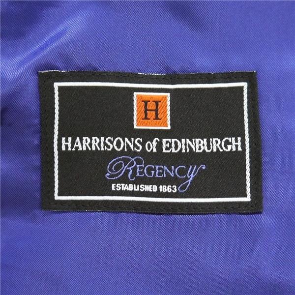 麻布テーラー HARRISONS of EDINBURGH 2つボタン シングルスーツ BE6 XL ダークネイビー ストライプ ワンタック 春秋冬 6ND063 | 麻布テーラー | 05