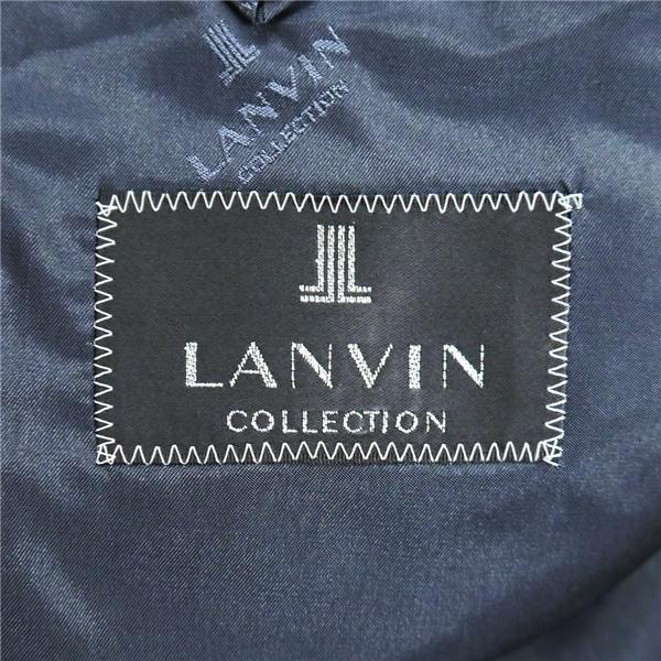 LANVIN ランバン 2つボタン シングルスーツ BB8 XL ダークネイビー 濃紺色 ワンタック ゆったり 春秋 合物 31321-1090 6ND064 | ブランド登録なし | 04